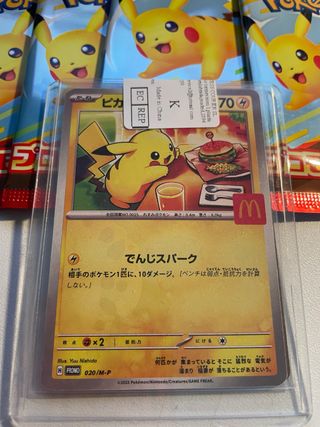 Carta Pokémon Pikachu McDonald's Promo