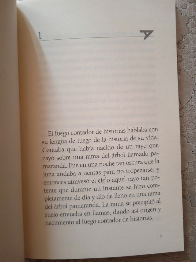 El fuego contador de historias
