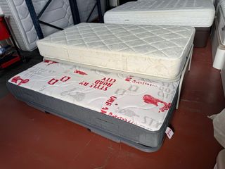 CAMA NIDO KANGURO Y COLCHON FLEX 
ARRASTRE 105x190