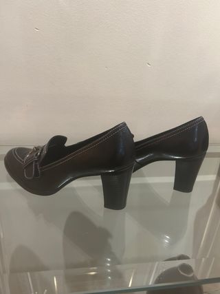 Zapatos Roseta Menorca Piel Negros Talla 38 