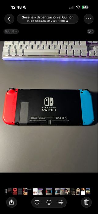 Nintendo Switch V1 con 3 juegos