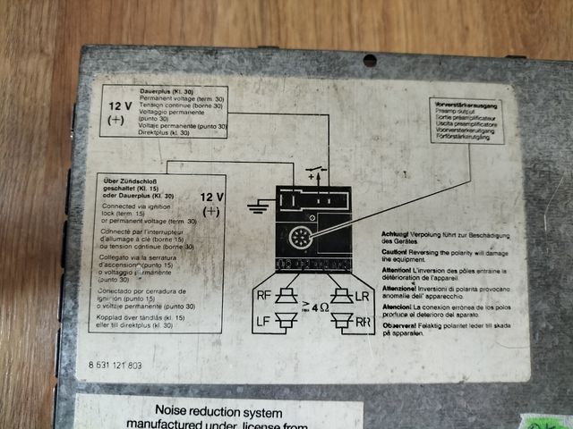 Auto radio Blaupunkt Toronto SQR 48