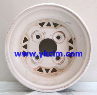 Llanta Trasera Blanca 10X8.5 Polaris Trail Boss