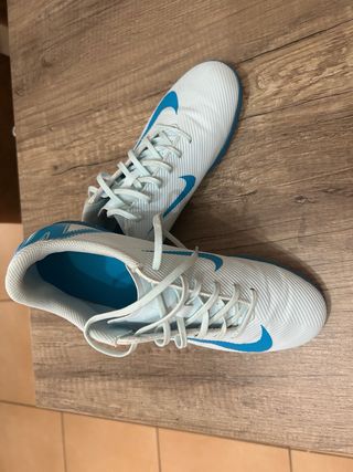 Botines Nike Mercurial Vapor 16 Azul/Blanco
