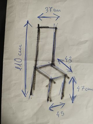 Sillas Art Decó con tapizado en saco.