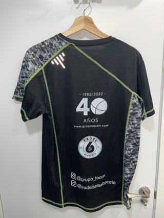 Camiseta deportiva Padel Negra Talla M