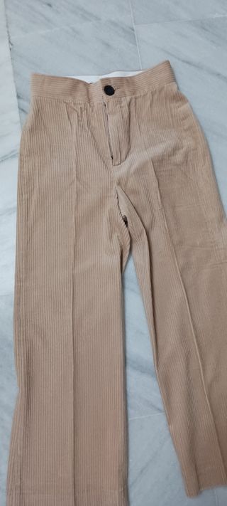 Pantalón pana mujer Zara