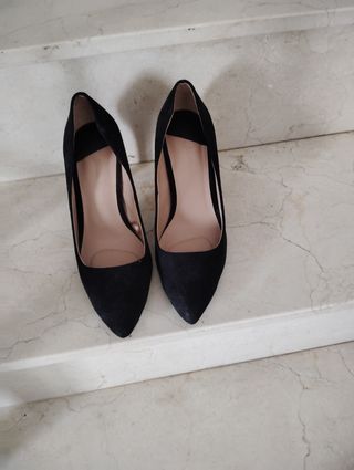 Zapatos de salón tacón negros