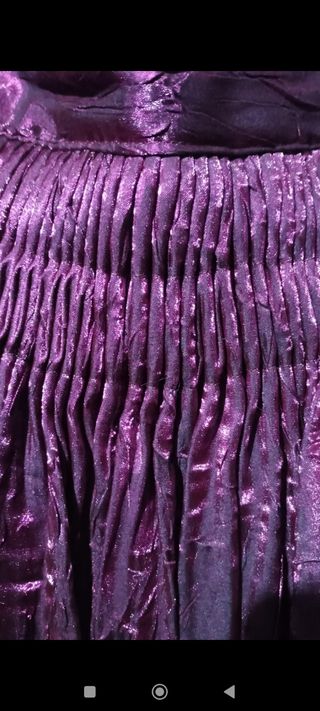 Falda Baturra Morada