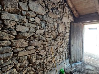 Chorro arena techos madera piedra