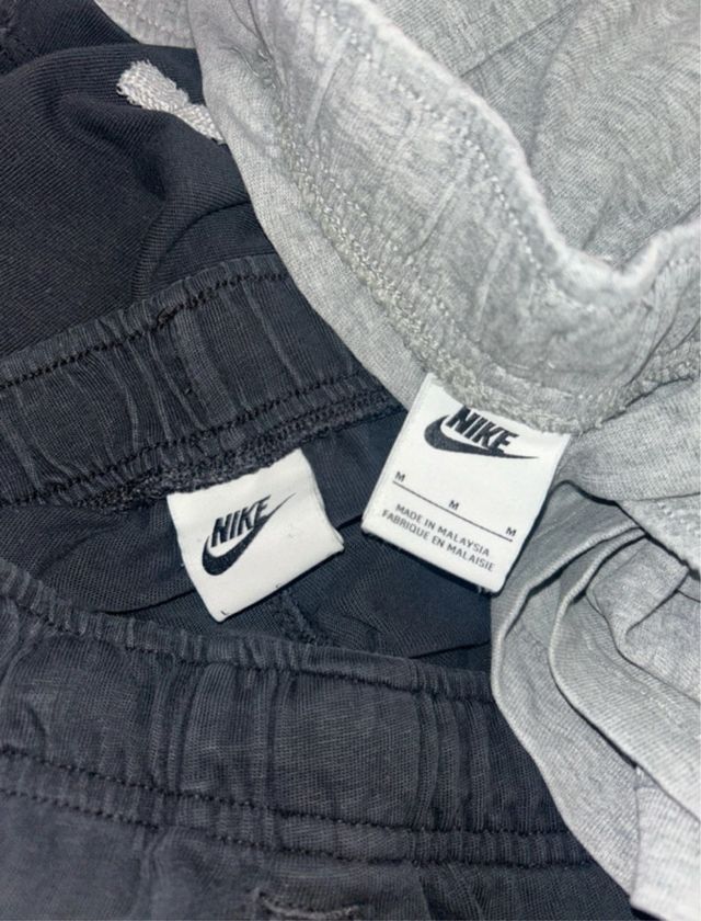 Pantalones cortos Nike negros y grises