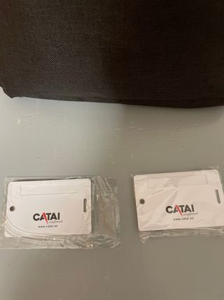 2MochilasCatai Viajemos + 2 Botellas + 2 etiquetas