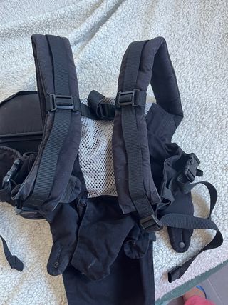 Mochila Porta Bebés Jane Negra