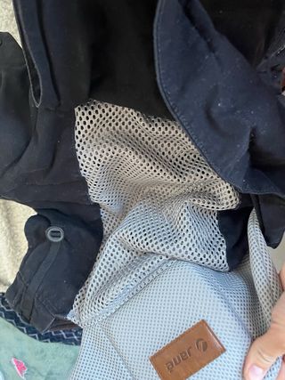 Mochila Porta Bebés Jane Negra