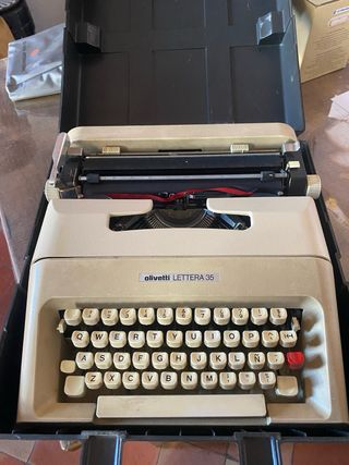 Maquina escribir olivetti lettera 3