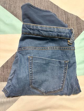 2 Pantalones premamá azules