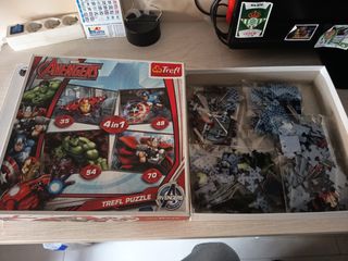 Puzzle 4 en 1 Avengers Trefl