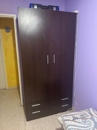Armario 2 puertas madera