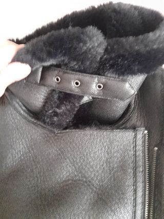 Chaqueta cuero invierno mujer Talla 48