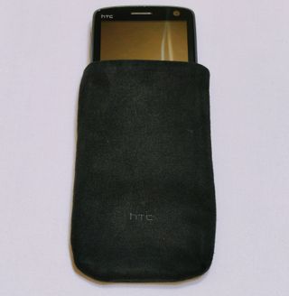 HTC Touch HD Negro con funda (móviles baratos)