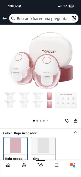Sacaleches Eléctrico Manos Libres Momcozy