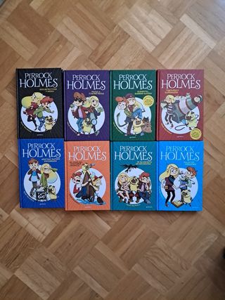 Lote de 8 libros de perrock holmes