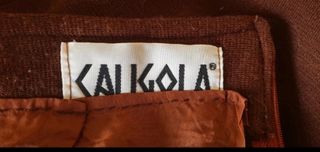 Tubino marrone con zip e spacchetto