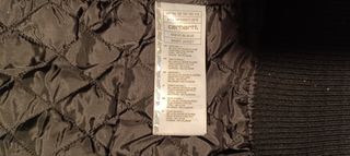 Chaqueta Beisbolera Carhartt Negra con Parches