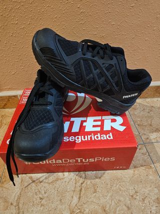 Zapato de seguridad Panter rojo