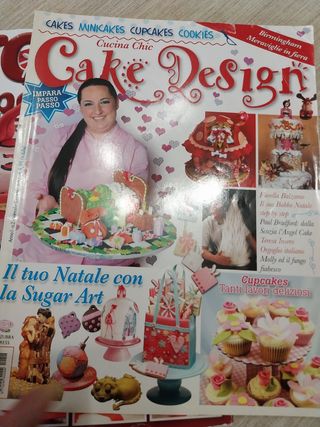 Lotto 15 riviste e manuali cake design