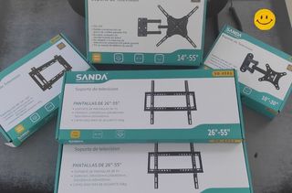 SOPORTES TV HASTA 85 PULGADAS Y MAX 50KG