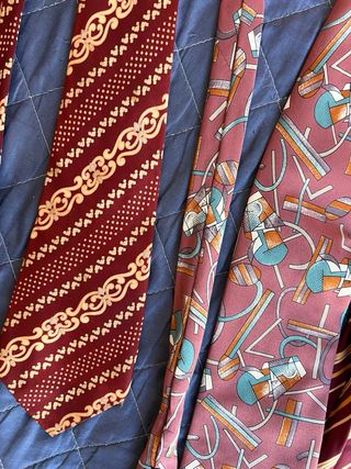 Lote 3 corbatas rojas