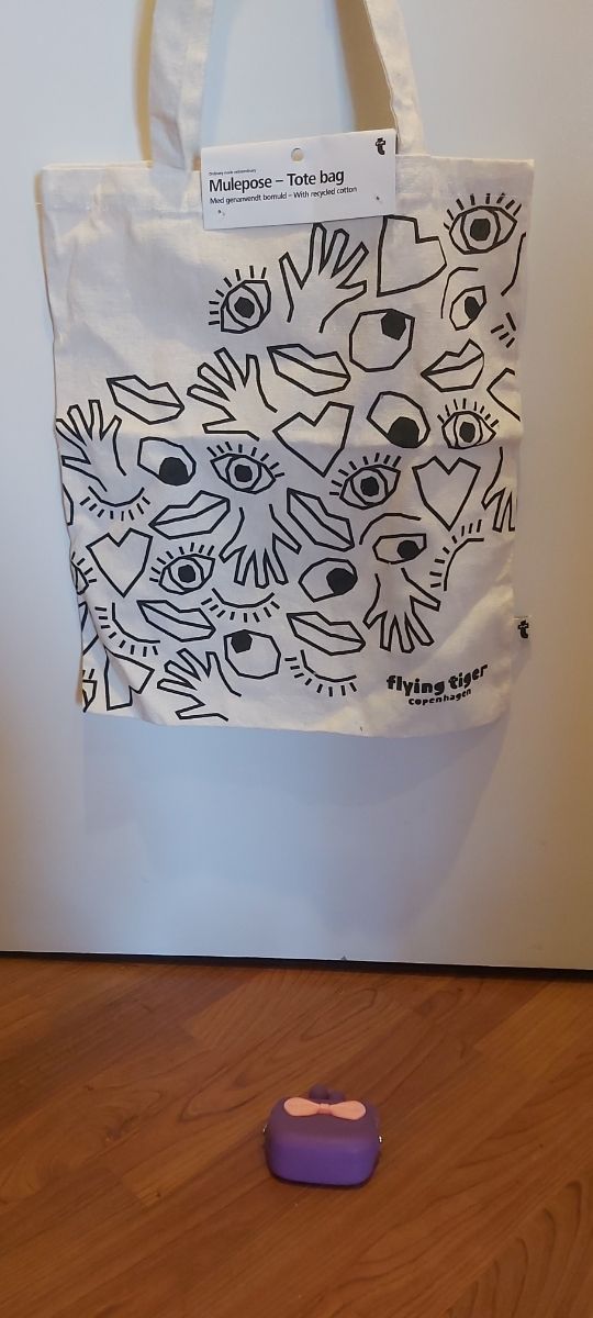 Bolsa para pintar y monedero niña