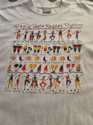 Camiseta Banana Roots Rasta Reggae Talla Única