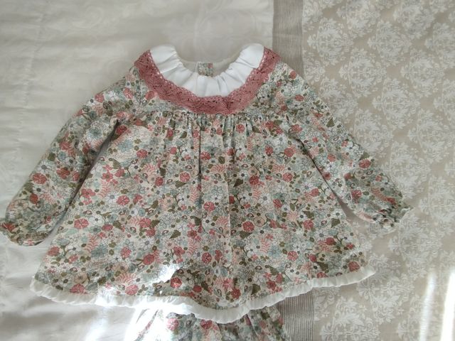 Vestido y pololo niña T24 meses floral