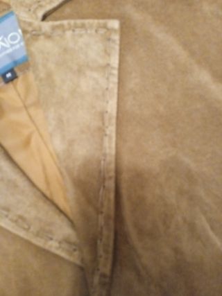 Chaqueta de piel marrón Traction Talla M