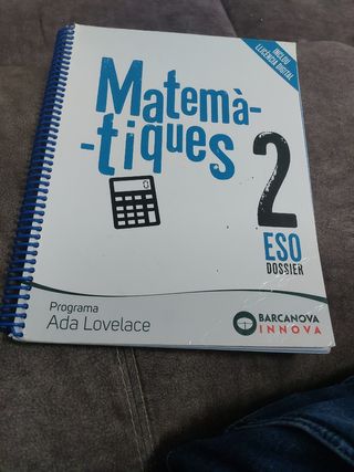 Ada Lovelace 2 ESO. Dossier. Matemàtiques