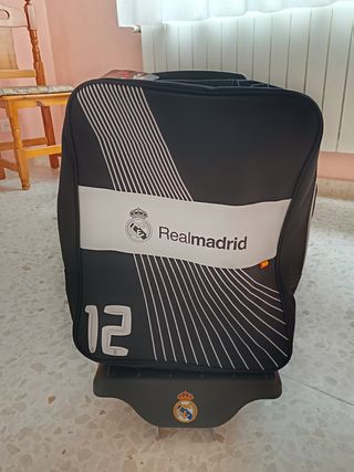 A ESTRENAR!! Mochila Oficial Real Madrid.Con carro