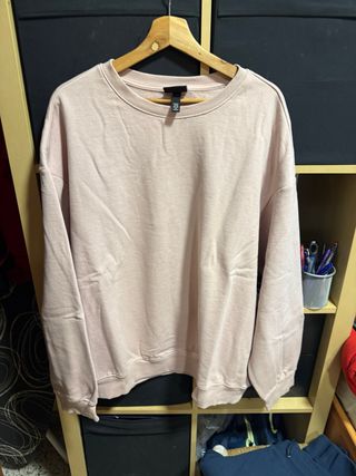 Chaleco rosa beige y blanco