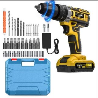 Taladro Inalámbrico YUNXI 21V con Accesorios