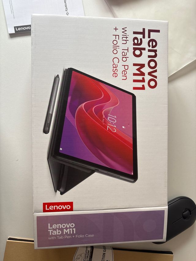 Lenovo Tab M11 con Lápiz y Funda, 3 años garantiad