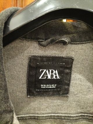 Cazadora Vaquera Zara Talla XL Elástica
