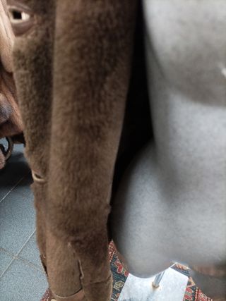 Montone Marrone Shearling Donna