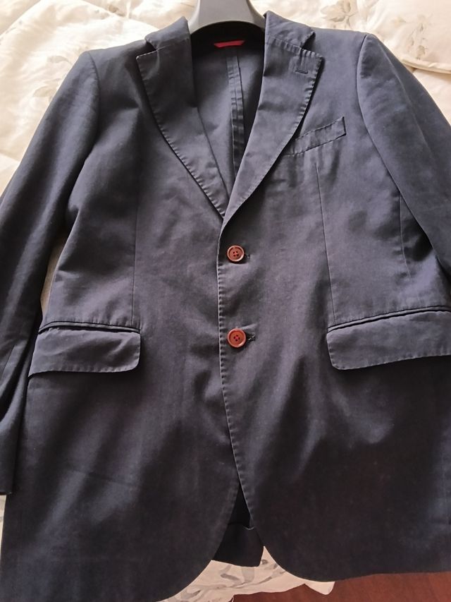 Chaqueta Carolina Herrera Talla 38 Azul