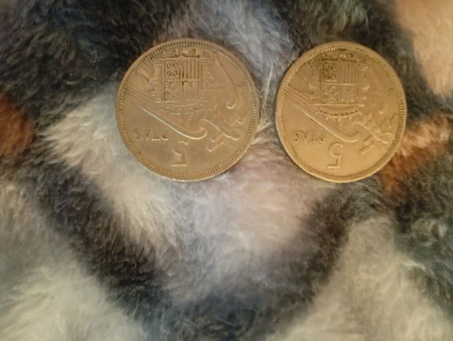Monedas Franco 1957 y 1966