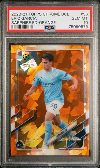 2020 ERIC GARCIA ROOKIE SAPPHIRE ED.  04/50 PSA 10