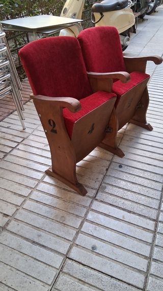 Butaca de teatro antigua