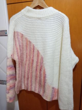 Jersey S Desigual Multicolor Blanco