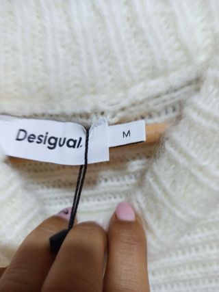 Jersey S Desigual Multicolor Blanco