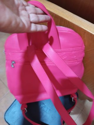 Mochila Desigual Fucsia Logo